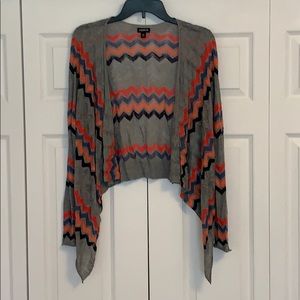 Torrid Chevron Short Cardigan